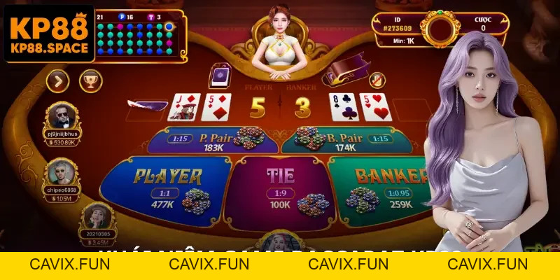 Baccarat KP88 - Cách Chơi Chuẩn Để Bạn Vào Tiền Tự Tin Hơn