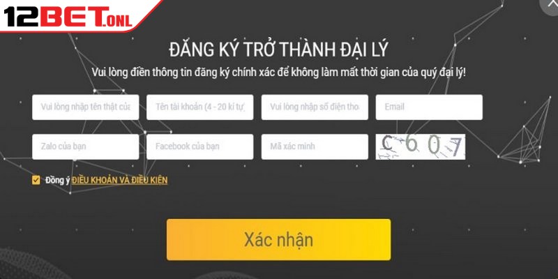 Đại Lý 12BET - Hướng Dẫn Thành Viên Hợp Tác Dễ Dàng