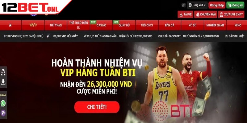 Đánh Giá 12Bet Có Uy Tín Và Chất Lượng Như Lời đồn Không?